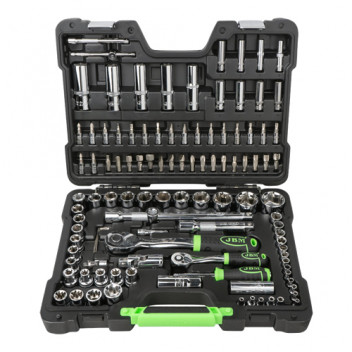 108 Pieces Hex Socket Set - Chrome Finish