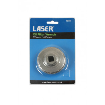 LASER Oil Filter Wrench 67mm x 14 Flutes