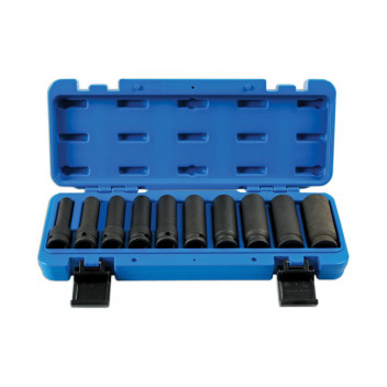 LASER Deep Impact Socket Set 10pc 1/2D"
