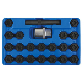 LASER Locking Wheel Nut Set - BMW 22pc