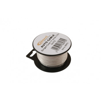 CONNECT Mini Reel Automotive Cable 17 Amp White 3.5m