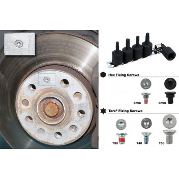 LASER Brake Fixing Impact Bit Set 3/8 Set"