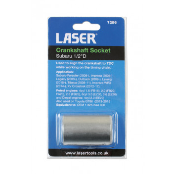LASER Crankshaft Socket - Subaru 1/2D"