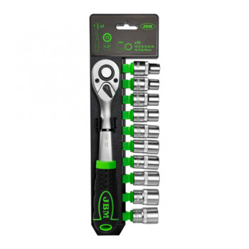 1/2 72-Teeth Ratchet With 12-Point Sockets"