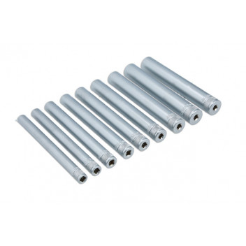 LASER Extra Long Socket Set 1/4D 9pc"