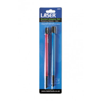LASER Socket Adaptor Set - Rotating Sleeve 2pc