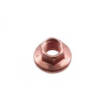 CONNECT Copper Flashed Nut Flanged & Self Locking M8 x 1.25
