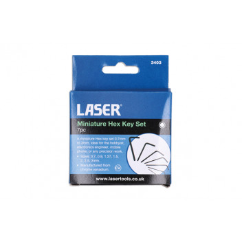 LASER Hex Keys - 7pc