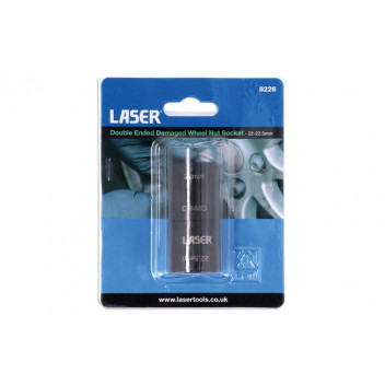 LASER Double ended damaged wheel nut socket 22x22.5m