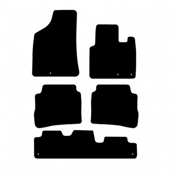 Rubber Mat Set HYUNDAI Santa Fe 2009-2012 (5pc)