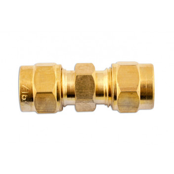 CONNECT Brass Straight Coupling 3/16in. Pk 10