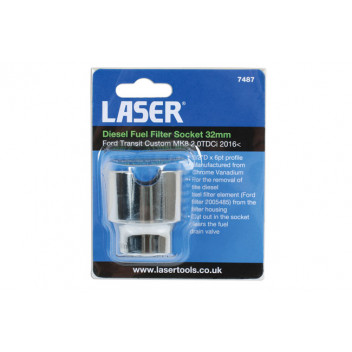 LASER DIESEL FUEL FILTER SOCKET 32MM