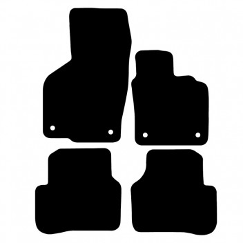 Carpet Mat Set VW PASSAT 05-07 NOT  ESTATE OVAL CLIPS