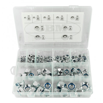Self-Locking Nut Assortment 228Pcs