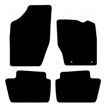 Carpet Mat Set CITROEN C4 (2 clips)