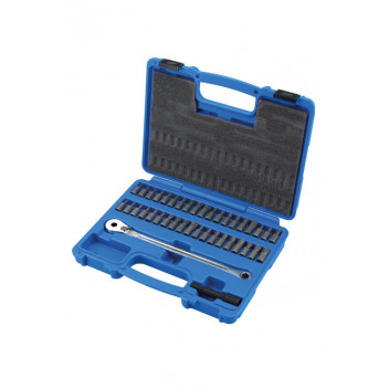 LASER Low Profile Ratchet & Bit Set 40pc