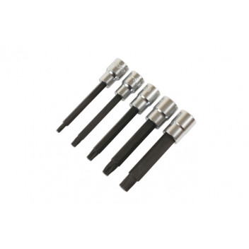 LASER Mortorq Socket Bits 100mm 3/8D 5pc"