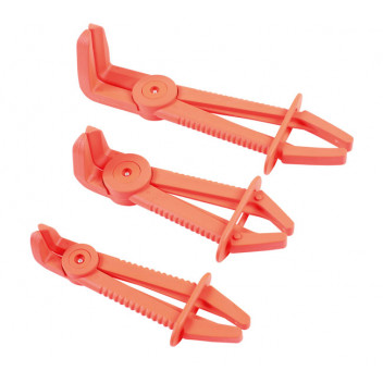 LASER Flexible Hose Clamp Set Angled Jaws