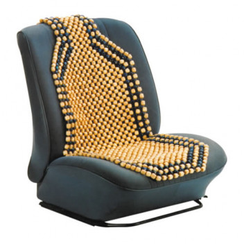 Wooden beaded seat cover