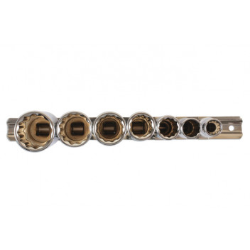 LASER Whitworth Deep Socket Set  3/8D 7pc"