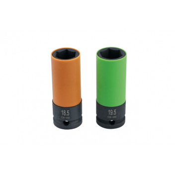 LASER Wheel Nut Socket Set 18.5 & 19.5mm