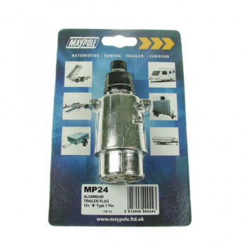 7 Pin Metal Trailer Plug Blister Pack (1)