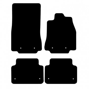 Carpet Mat Set JAGUAR 14>16  (4 PIECE + 8 CLIPS)