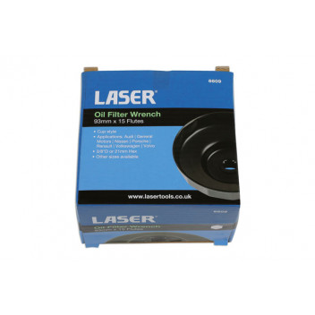LASER Oil Filter Wrench 93mm x 15 Flutes