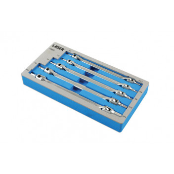 LASER Double Ended Flexible Hex Bit Set 5pc