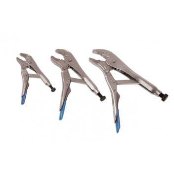 LASER Locking Grip Wrench Set 3 pc