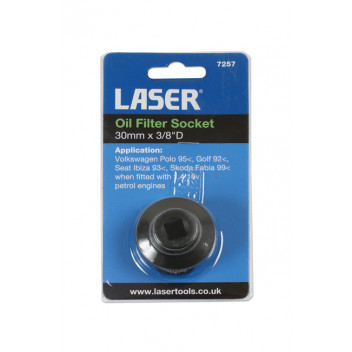 LASER Oil Filter Socket 30mm 3/8D"