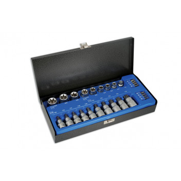 LASER Star Socket & Bit Set 27pc