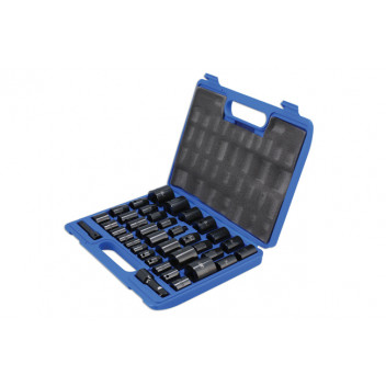 LASER Socket Set Impact 3/8D & 1/2"D 37pc"