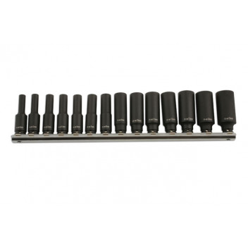 LASER Deep Impact Socket Set 1/4D 14pc"