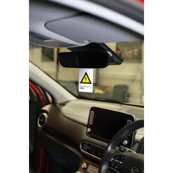 LASER Hybrid/EV Warning Sign 10pc