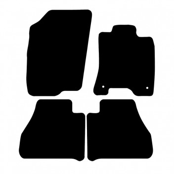 Carpet Mat Set NISSAN Navara 2016- Tailer fit mats