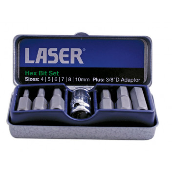 LASER Hex Bit Set - 7pc