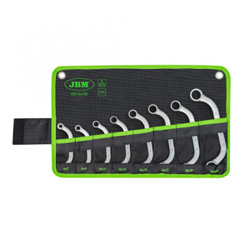 Set Of 8 12-Point C" Type Starter And Block Wrench Spanners"