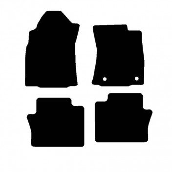 Rubber Mat Set TOYOTA HI-LUX 2020> (DOUBLE CAB) Manual