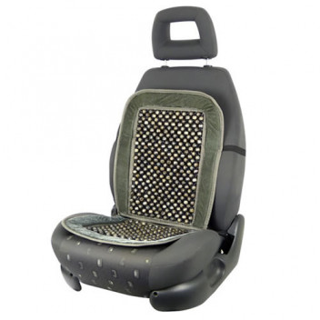 Wooden bead 'Deluxe' black/grey