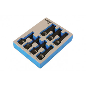LASER Star Impact Bit Set 1/2D 7pc"