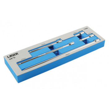 LASER Extension Bar Set 5pc 3/8D"