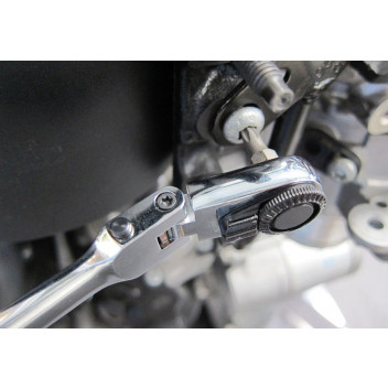LASER Ratchet - Flexi-head 1/4D x 1/4" Bit Driver"