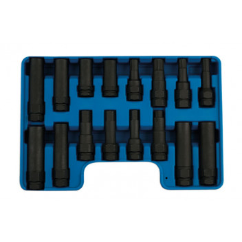 LASER Locking Wheel Nut Master Key Set 16pc