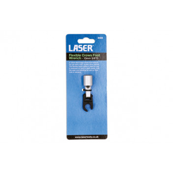 LASER Flexible Crows Foot Wrench 10mm 3/8 D