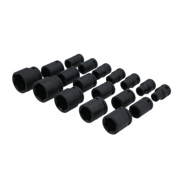 LASER Impact Socket Set  1/2D 18pc"