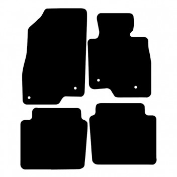 Carpet Mat Set MAZDA 6 SALOON 2013>  (4 PIECE + 4 CLI