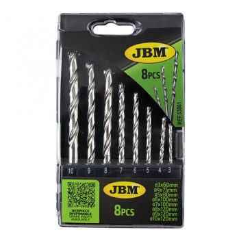 Masonry 8 Drill Bit Set 3-10Mm