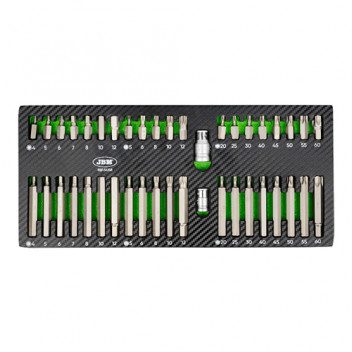 Set Of 42 Pieces For Hex, 12-Point And Torx