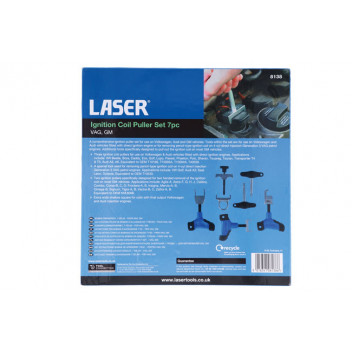 LASER Ignition Coil Puller Set 7pc - for VAG, GM